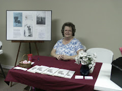 My book table at Waskom Library