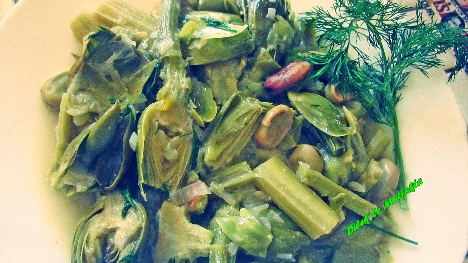 İç Baklalı Bebek Enginar Yemeği Dilek�le Mutfakta