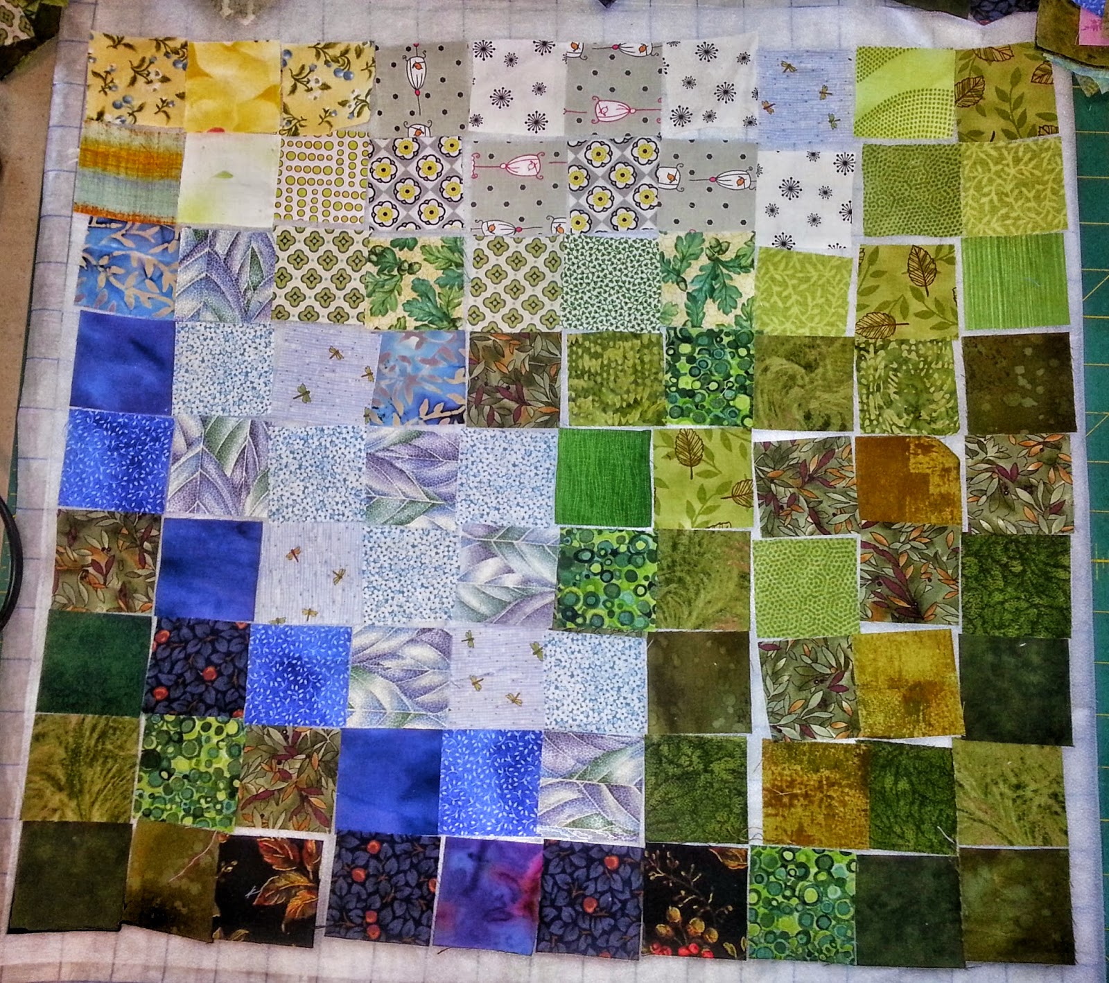 Running Hen Watercolor Quilt Class & Outdoor Quilting