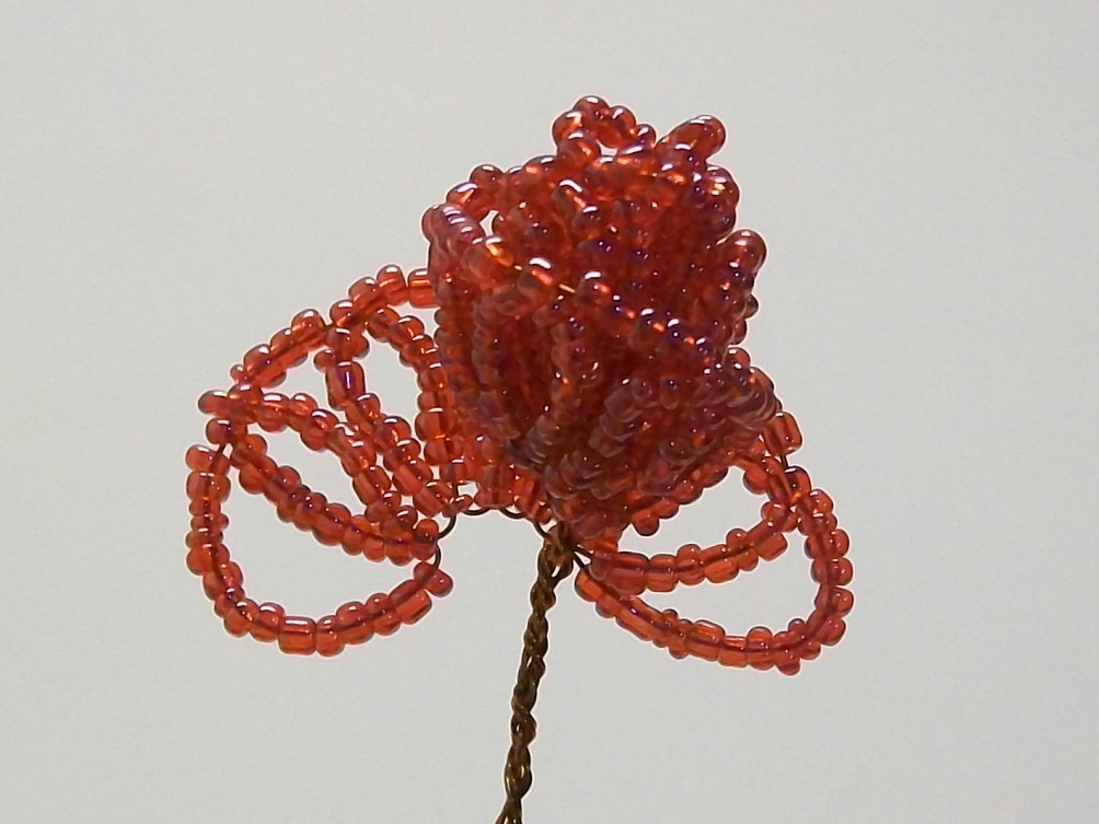 Beading for the very beginners Rose bush