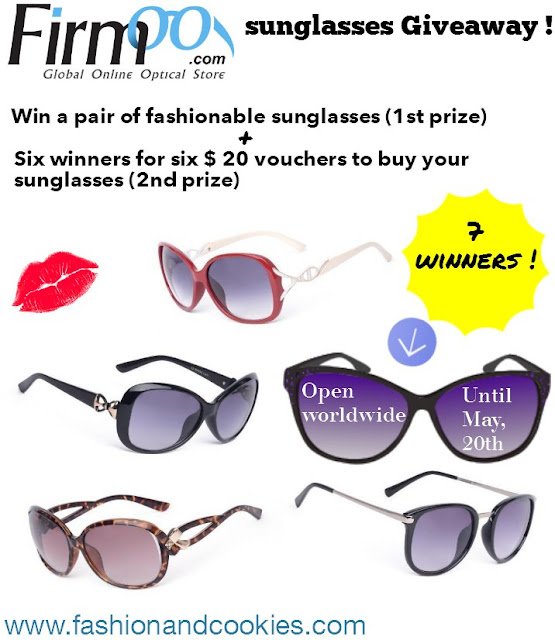 Firmoo sunglasses giveaway on Fashion and Cookies