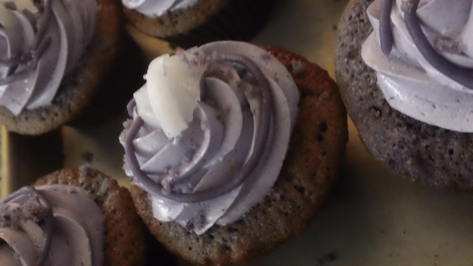 Filipino Ube Cupcakes! )