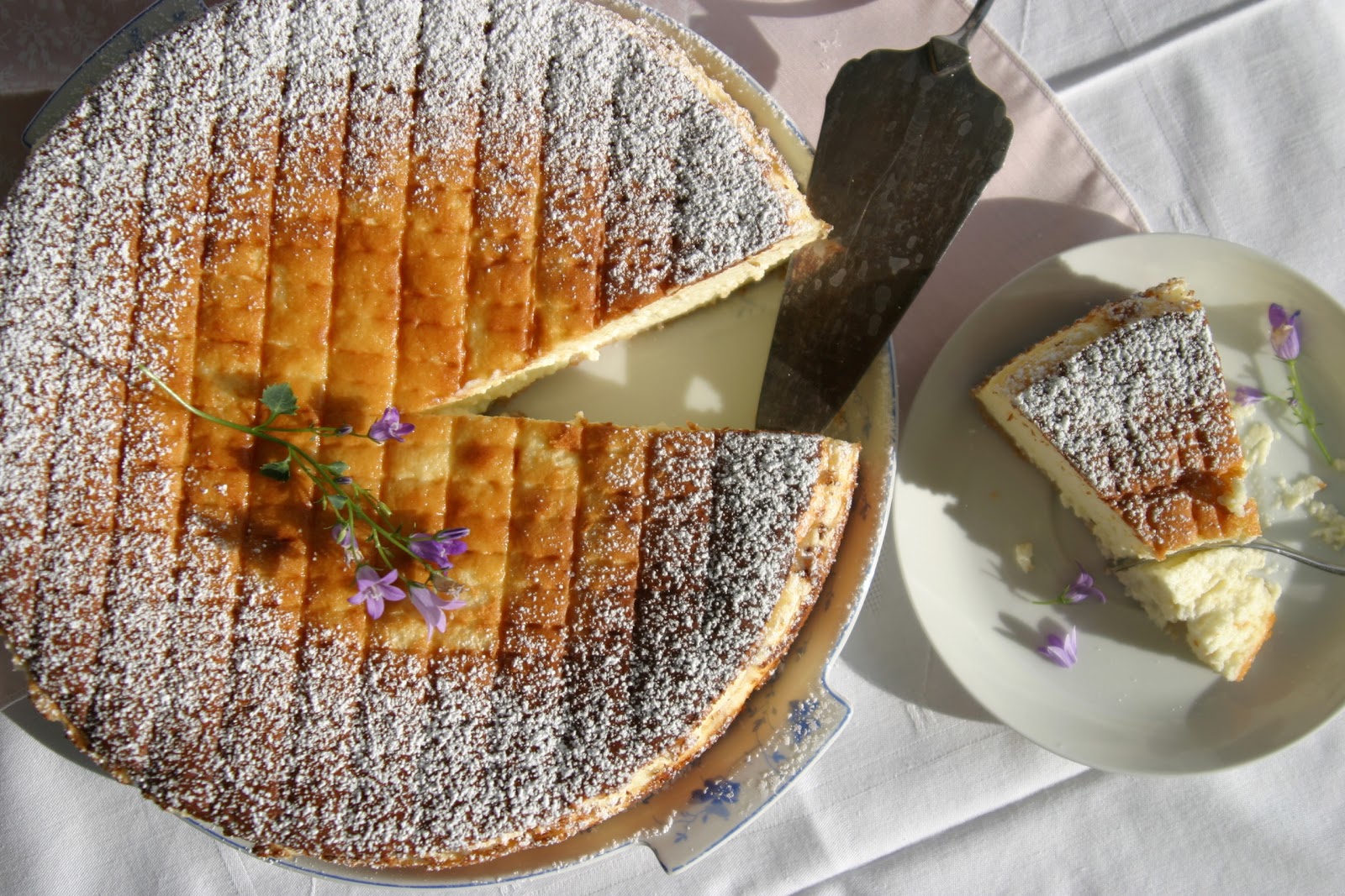 A Classic German Cheesecake With a Hint of Lavender