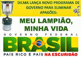 INTERNAUTAS REAGEM A APAGÃO NO NORDESTE: 'QUE BONITO, DILMA'. COMENTE AGORA