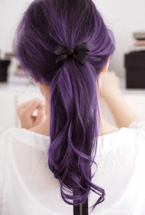 Short Hair Style Guide And Photo 2014 Purple Hair Color For Women