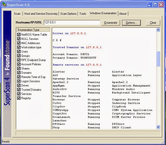 Hacking NetBIOS Enumeration Tools
