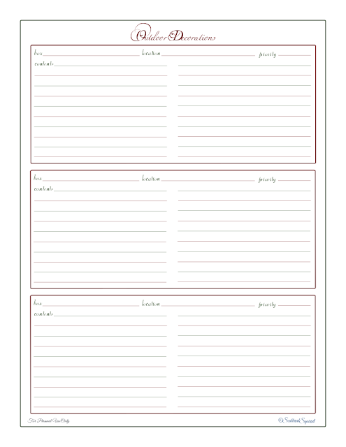 free printable, holiday planner, home management binder, organizing, packing list