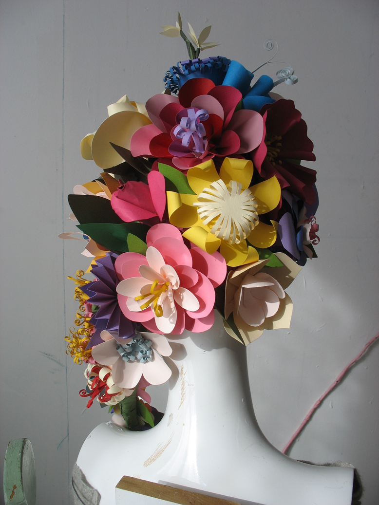 Grace Designs Paper Flower Headpieces by Eloise Corr Danch