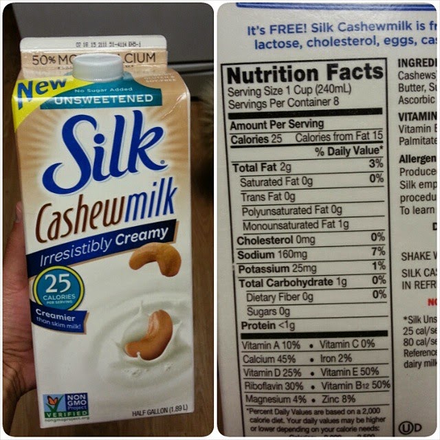 Shannon's Lightening the Load Silk Cashew Milk Unsweetened