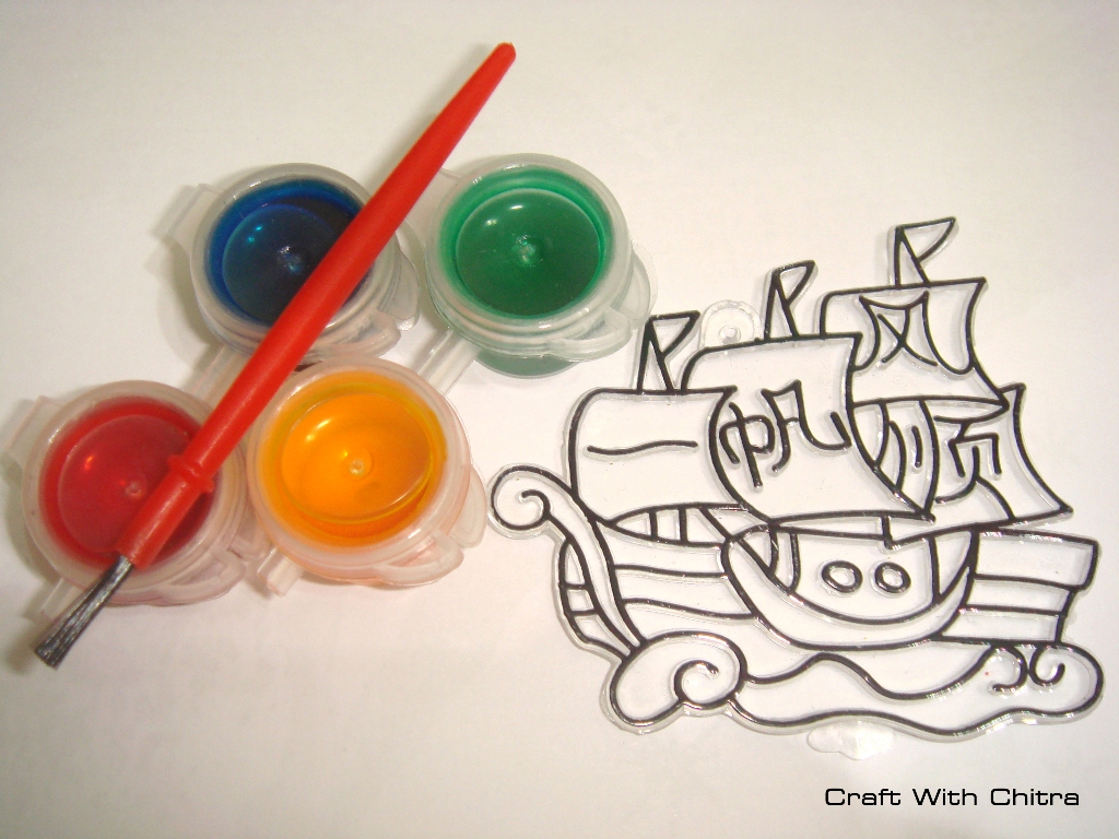 Craft with Chitra Paint your own Suncatchers