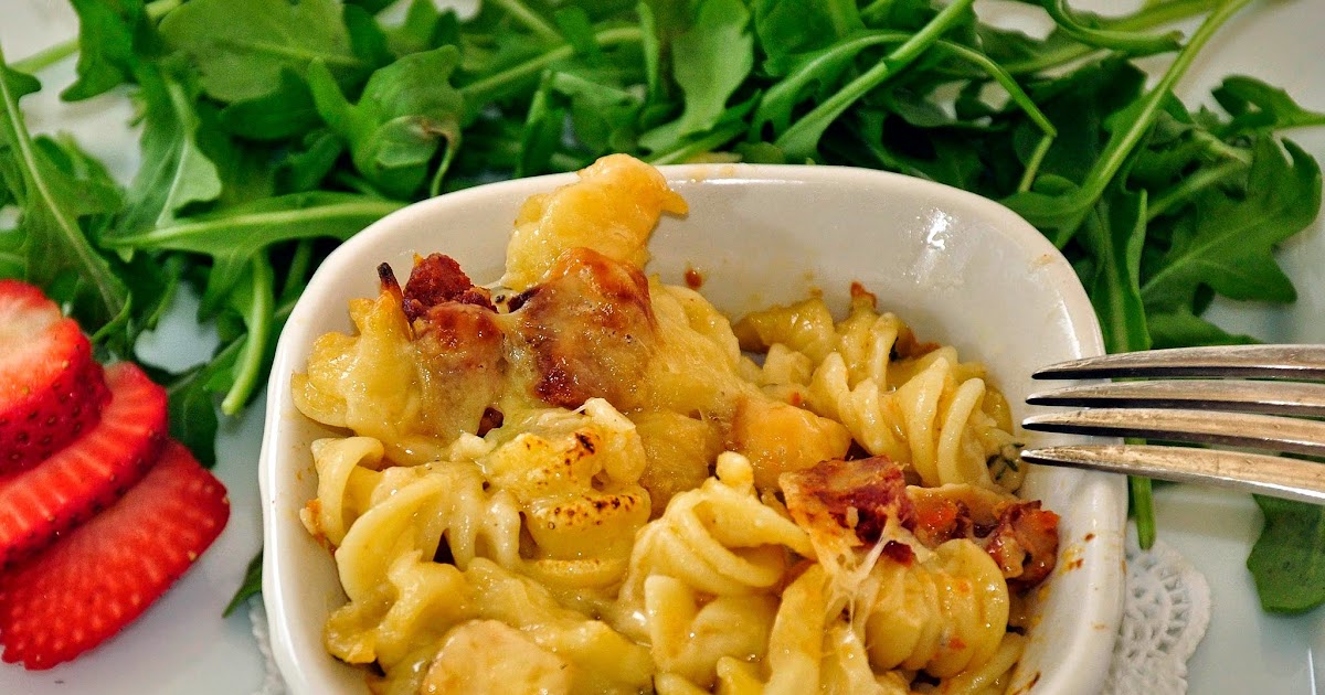 My Carolina Kitchen Macaroni & Cheese with Spanish Chorizo & Grilled