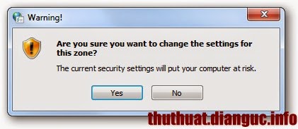 Cách gở bỏ cảnh báo “Open File – Security Warning” Window