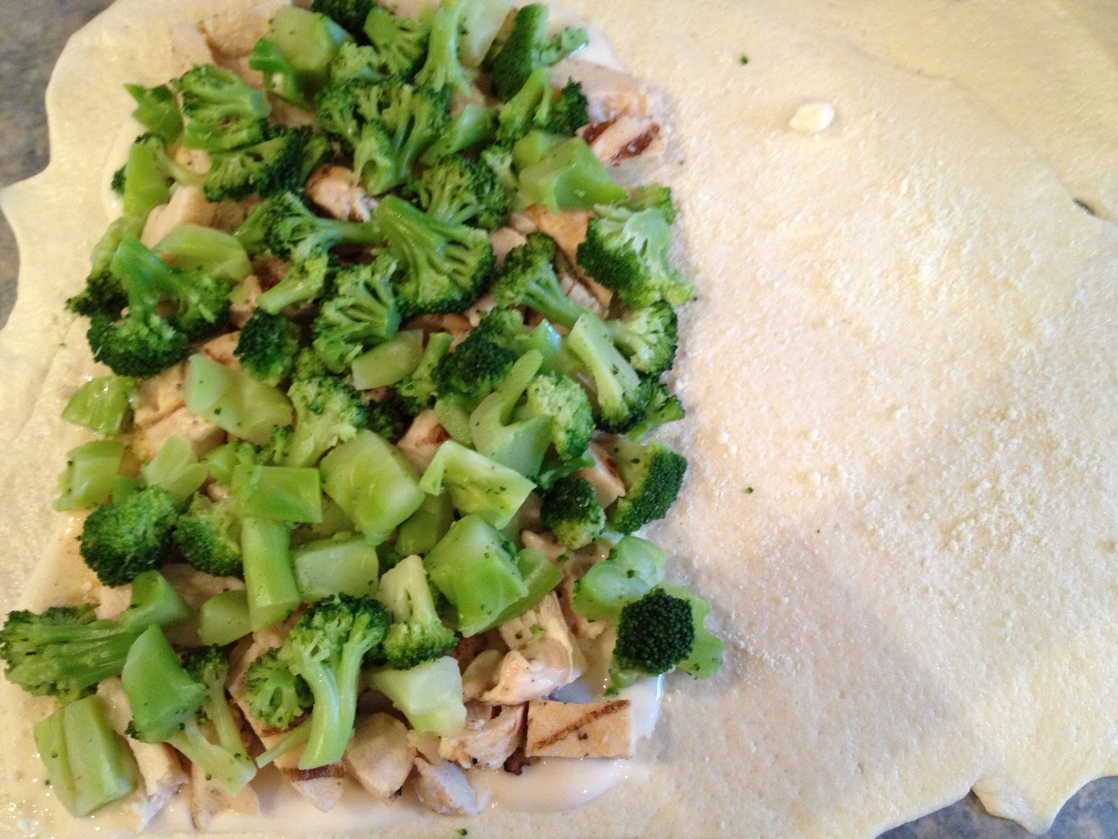 Chicken and Broccoli Alfredo Calzone Foody Schmoody Blog Foody