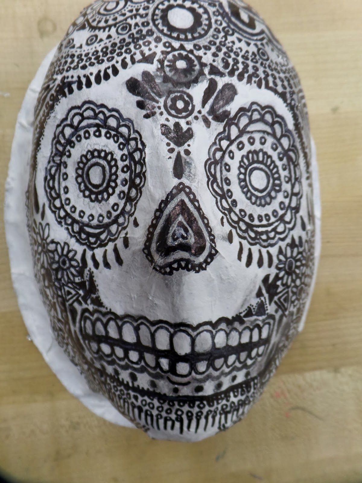 Adventures of a Middle School Art Teacher 8th Grade Sugar Skull masks