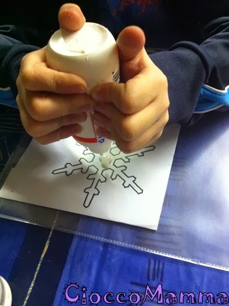 Lavoretti Di Natale Difficili.Cioccomamma Lavoretti Di Natale Fiocchi Di Neve Vinilici
