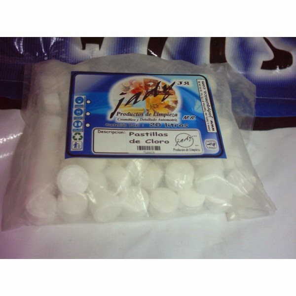 1 pastilla de cloro para cuantos litros de agua