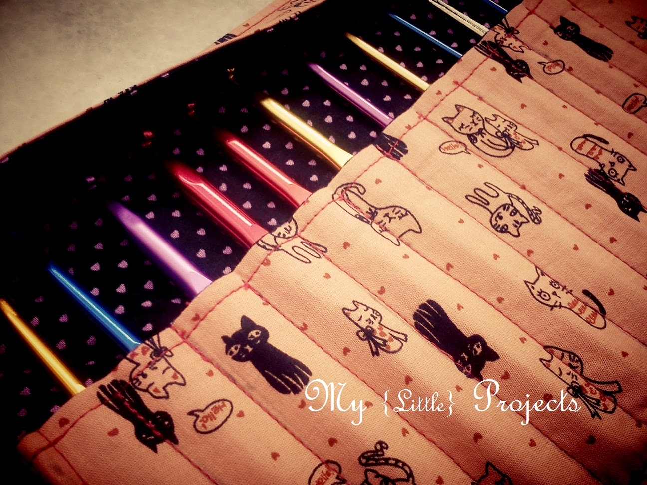 My Little Projects Fabric Crochet Hook Case