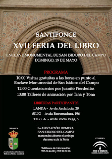 XVII EDICIÓN FERIA DEL LIBRO DE SANTIPONCE 2013