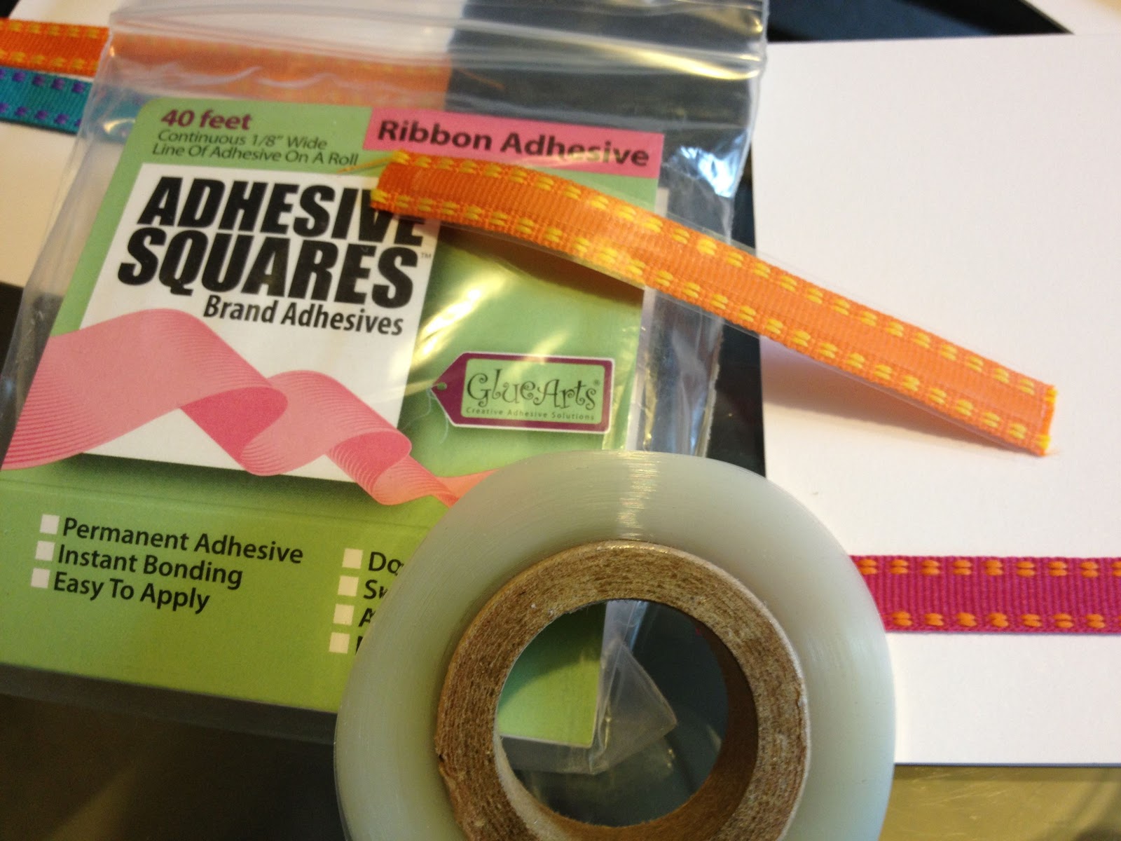 the Lawn Fawn blog simple ribbon card set by Chari