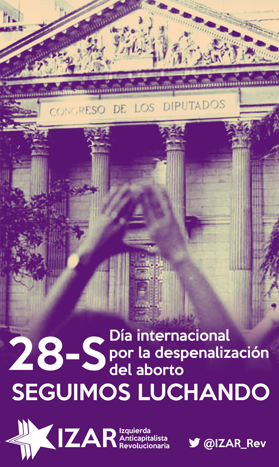 28-S. Día internacional por la despenalización del aborto. SEGUIMOS LUCHANDO