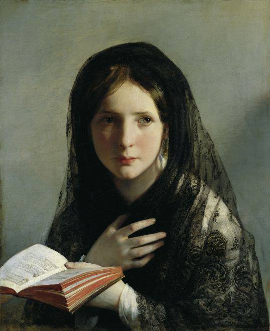 Friedrich von Amerling. In Träumen Versunken, 1835