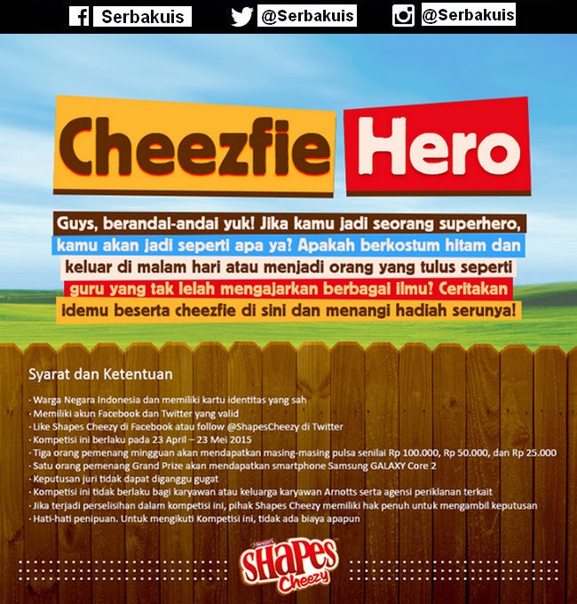 Kontes Cheezfie Hero Berhadiah Pulsa Total 175K Cheezfie Hero