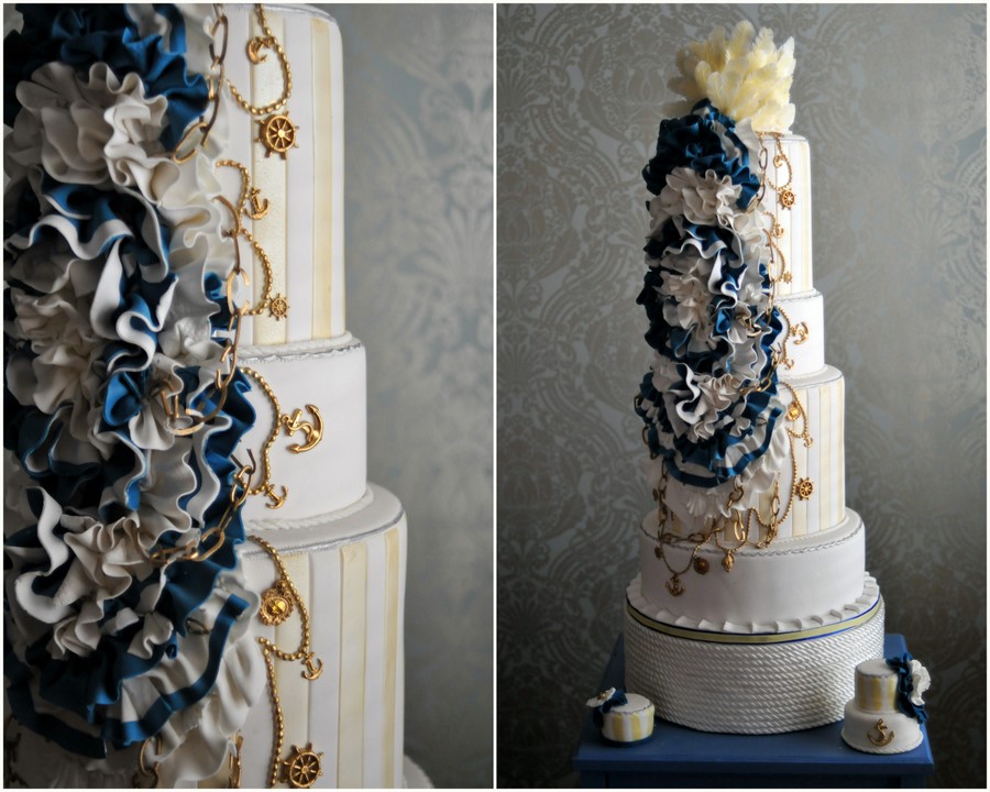Some beach and nautical themes can look cheap but this cake designer was 