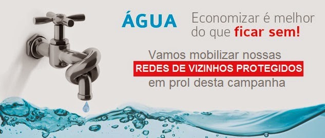 A ÁGUA ESTÁ ACABANDO, VAMOS ECONOMIZAR - FAÇA SUA PARTE !