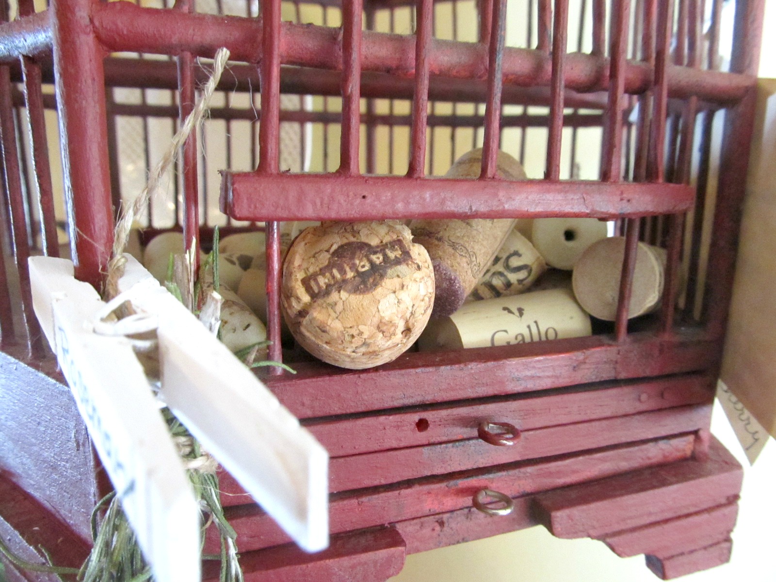 Sweet Inspirations by JP designs My Bird Cage Kitchen Organizer