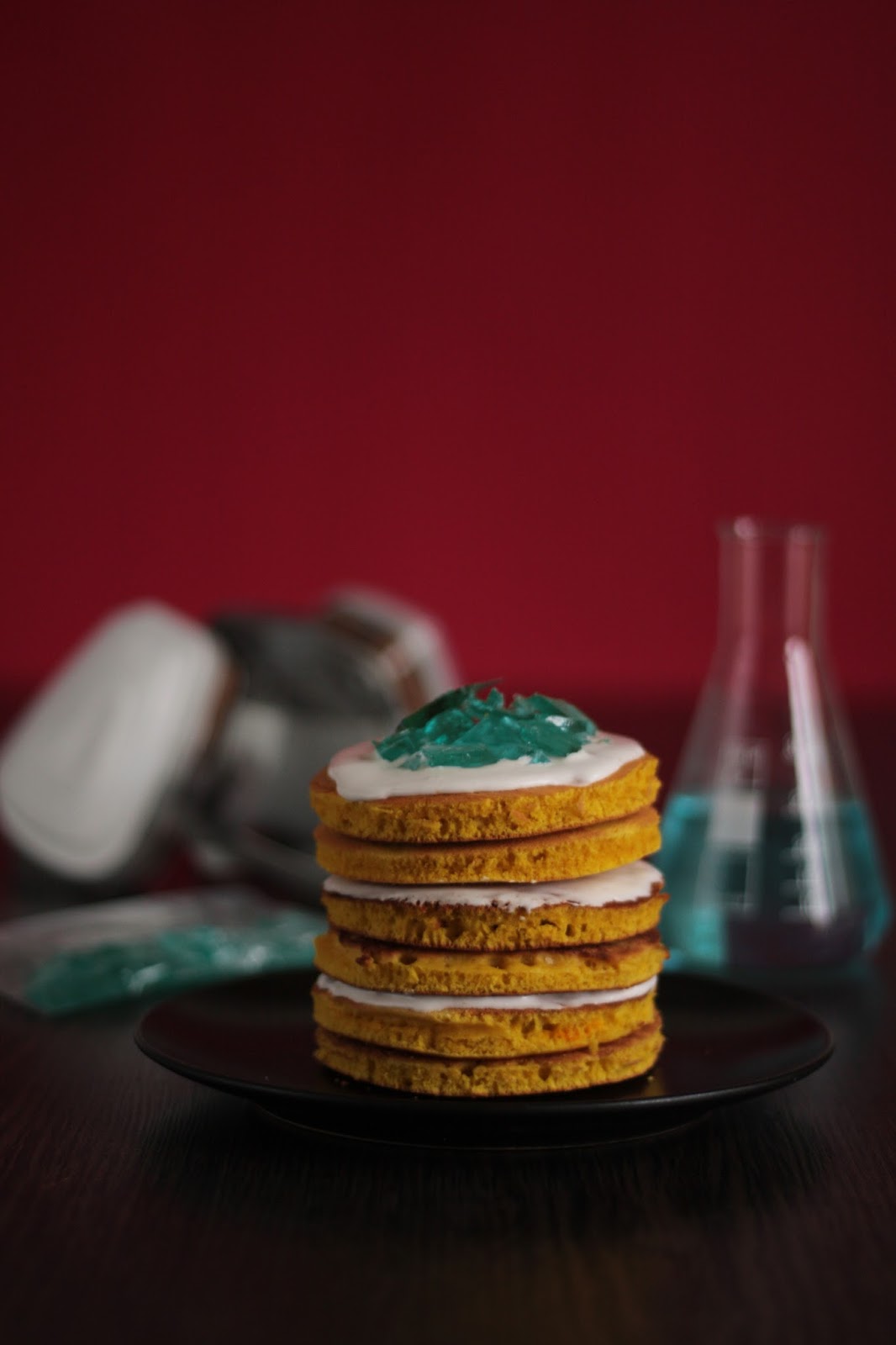 Pancake Stories: Breaking Bad Special - Pancakes With Blue Crystals Pancake Stories: Breaking Bad Special - Pancakes With Blue Crystals