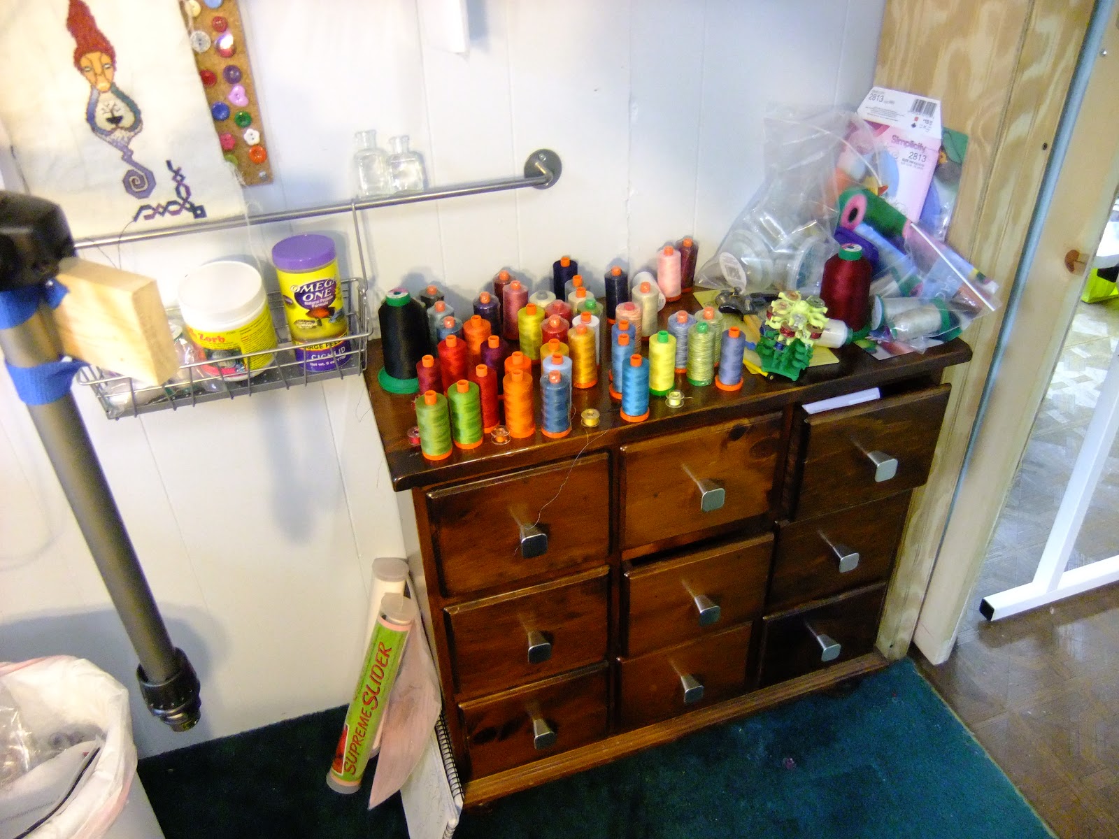 The Free Motion Quilting Project Sewing Room Organization Drawer