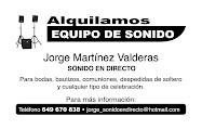 Alquiler equipo de sonido para celebraciones, bodas, etc...