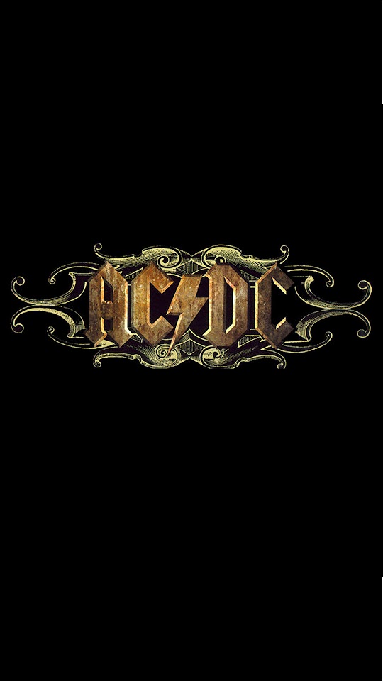 ACDC Band Logo Android Wallpaper