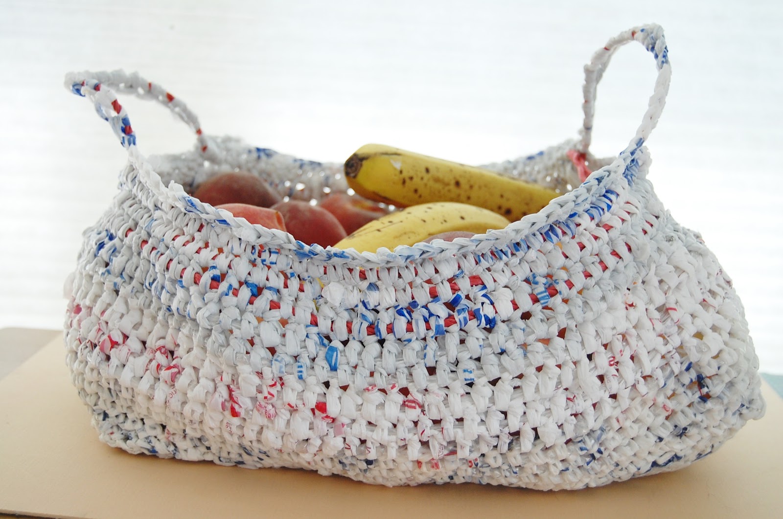 BITS & PIECES Plarn Crocheted Baskets