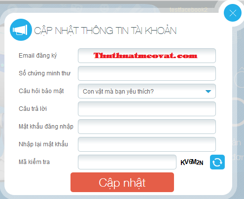 Hướng dẫn đăng ký, tạo tài khoản CF ( Đột kích) nhanh