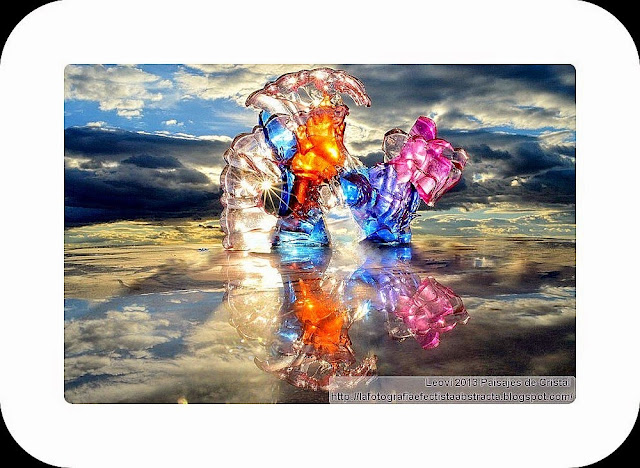 Abstract Photo 3390 Crystal Landscape 192 El caballero sin camino - The knight without path Abstract Photo 3390 Crystal Landscape 192 El caballero sin camino - The knight without path