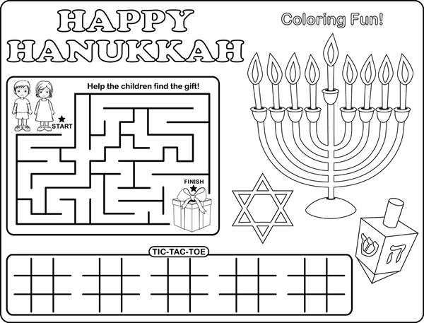 Hanukkah Printable Activities Let's Celebrate!