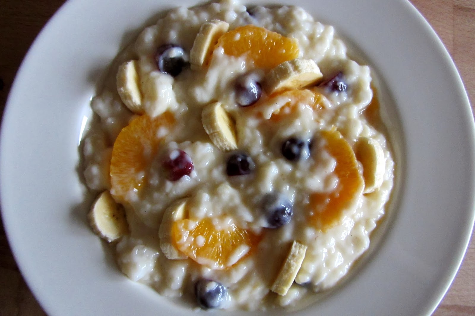 Slimming World Delights Fruity Rice Pudding