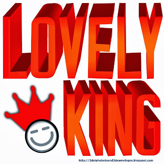 Lovely King 3D Logo