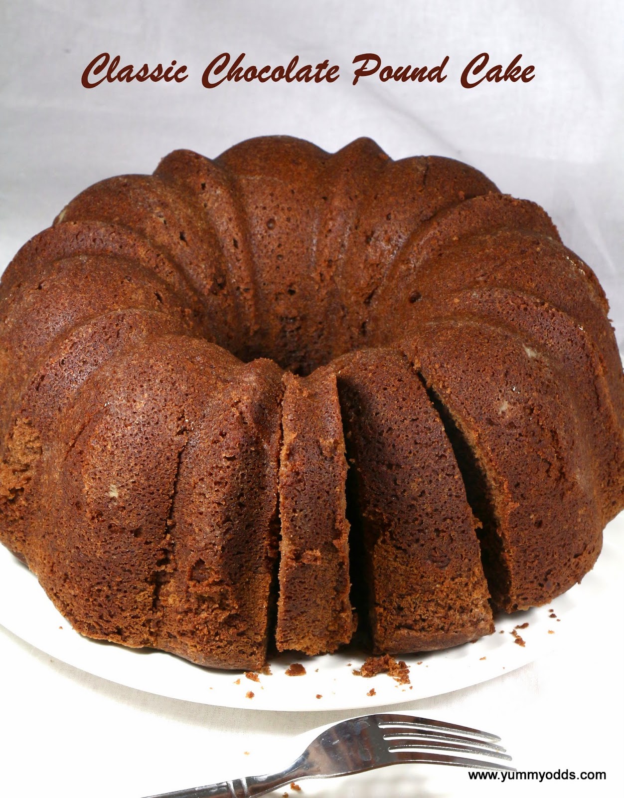 Yum! Yum! Yum! Classic Chocolate Pound Cake