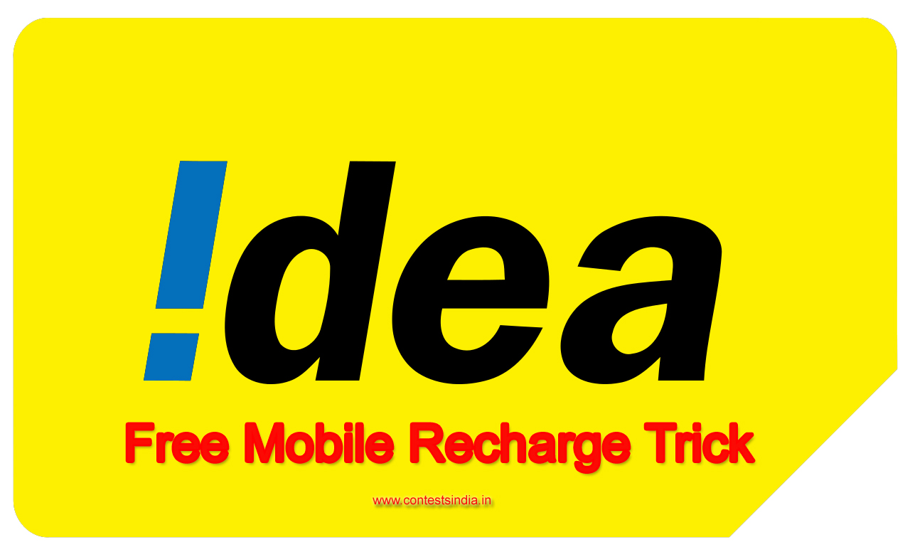 Idea Online Recharge Online Free Recharge TrickContestsIndia Free
