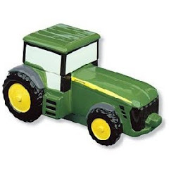 Form and Function - Ceramic Cookie Jar Tractor