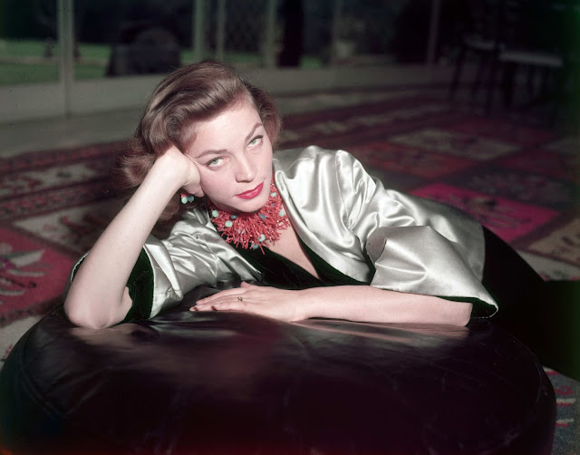 This is What Lauren Bacall Looked Like  in 1955 