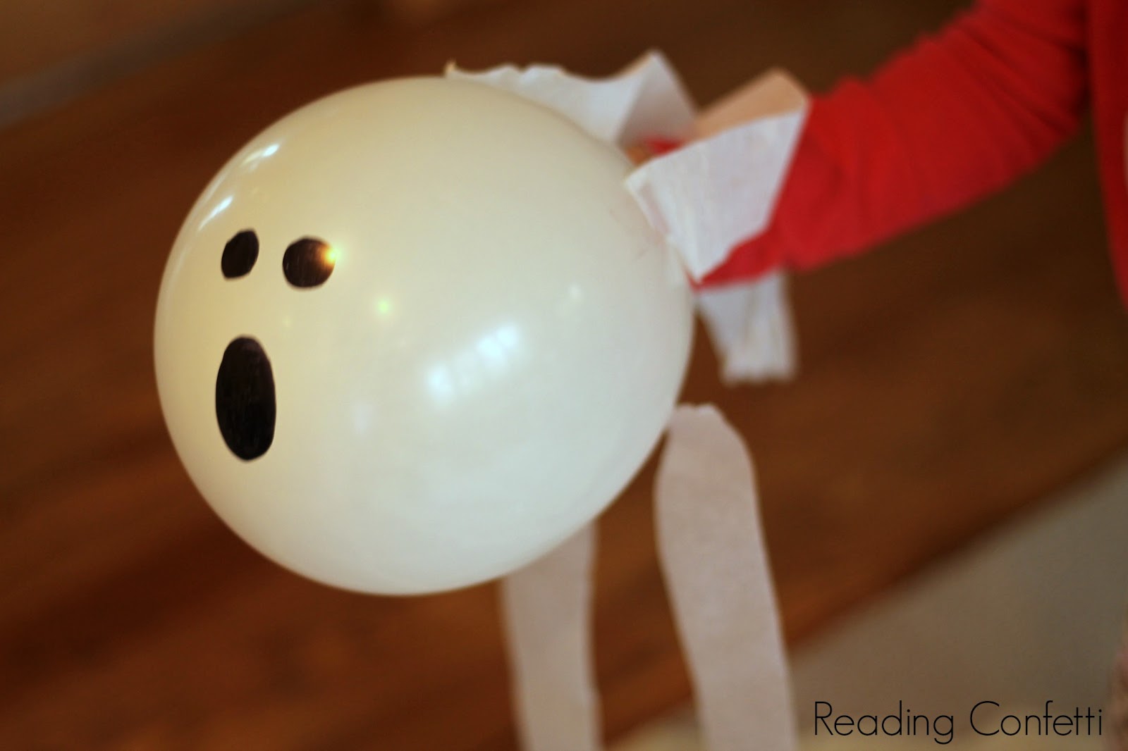 Halloween Science Ghost Balloon Virtual Book Club for Kids Reading