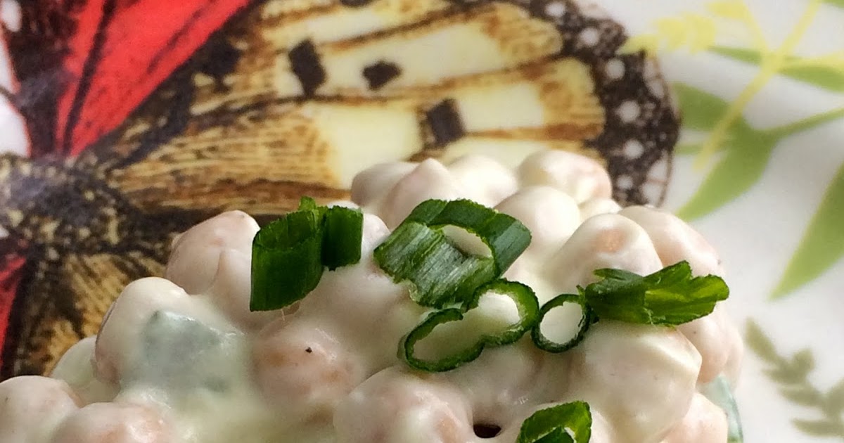 Cook The Hell Out of It! Creamy Chickpea/Garbanzo Bean Salad