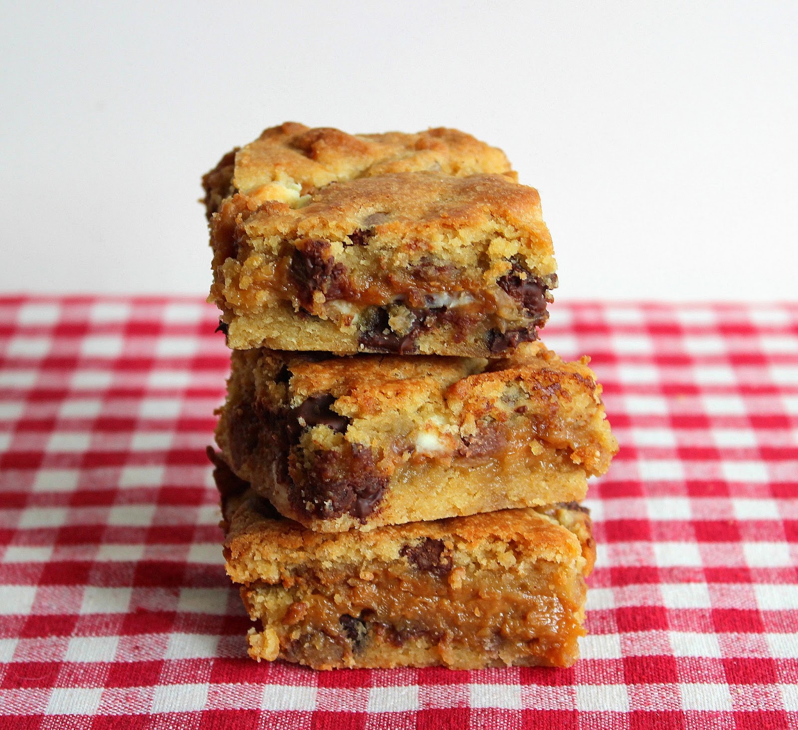 PicNic Triple Chocolate and Caramel Cookie Bars
