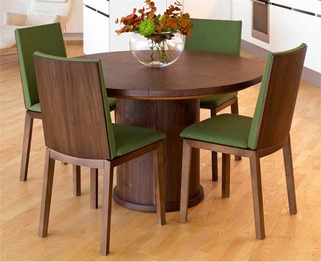 Modern Expandable Round Dining Table picture