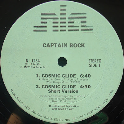 Captain Rock ‎– Cosmic Glide (1982, 12'', 320)