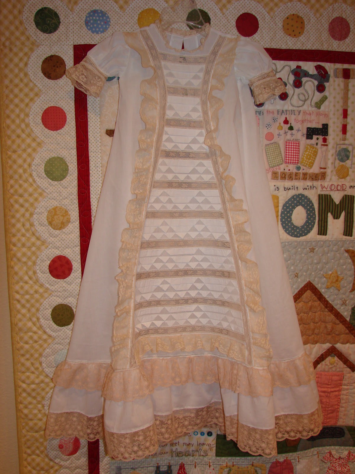 dream quilt create Heirloom gowns