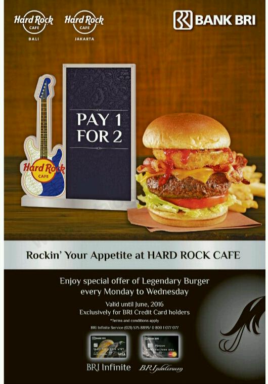 Harga Menu Hard Rock Cafe Bali Harga Menu Hard Rock Cafe Bali